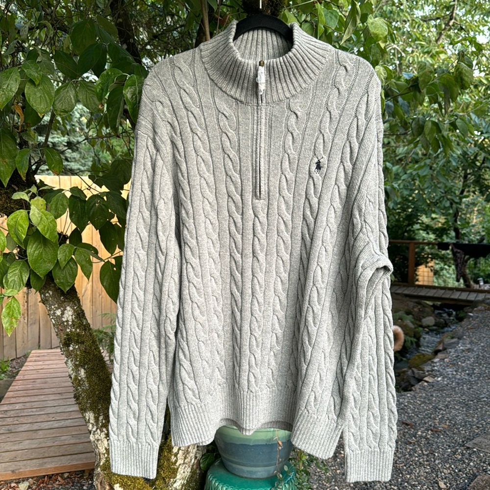 Ralph Lauren Polo cable sweater NWT